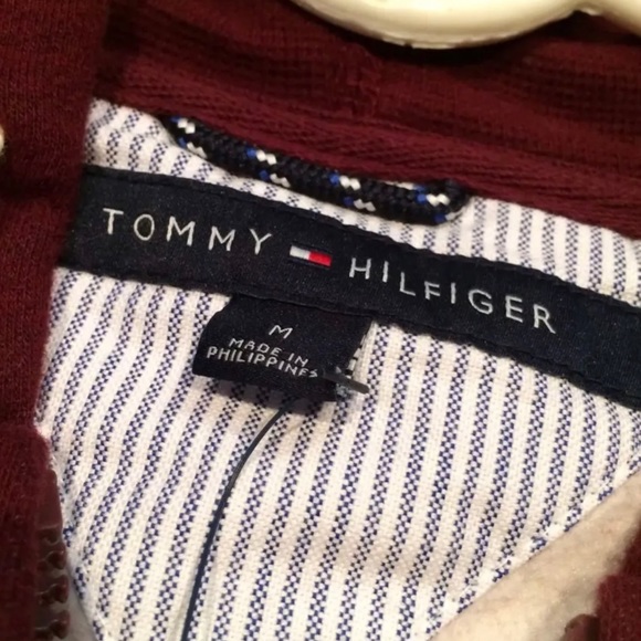 Tommy Hilfiger Fleece Full Zip Hooded Sweatshirt New With Tags - Picture 3 of 5